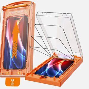MRGLAS 3 Packs for iPhone 16 Pro Screen Protector 6.3'' Bubble Free, Auto-Dust